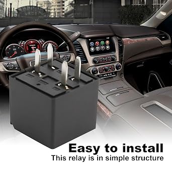 15328864 4 Pin 12V Relay Replacement for Chevy GMC GM Buick A/C Compressor Control Fuse Starter Relay 12193604 96190189 D1741C