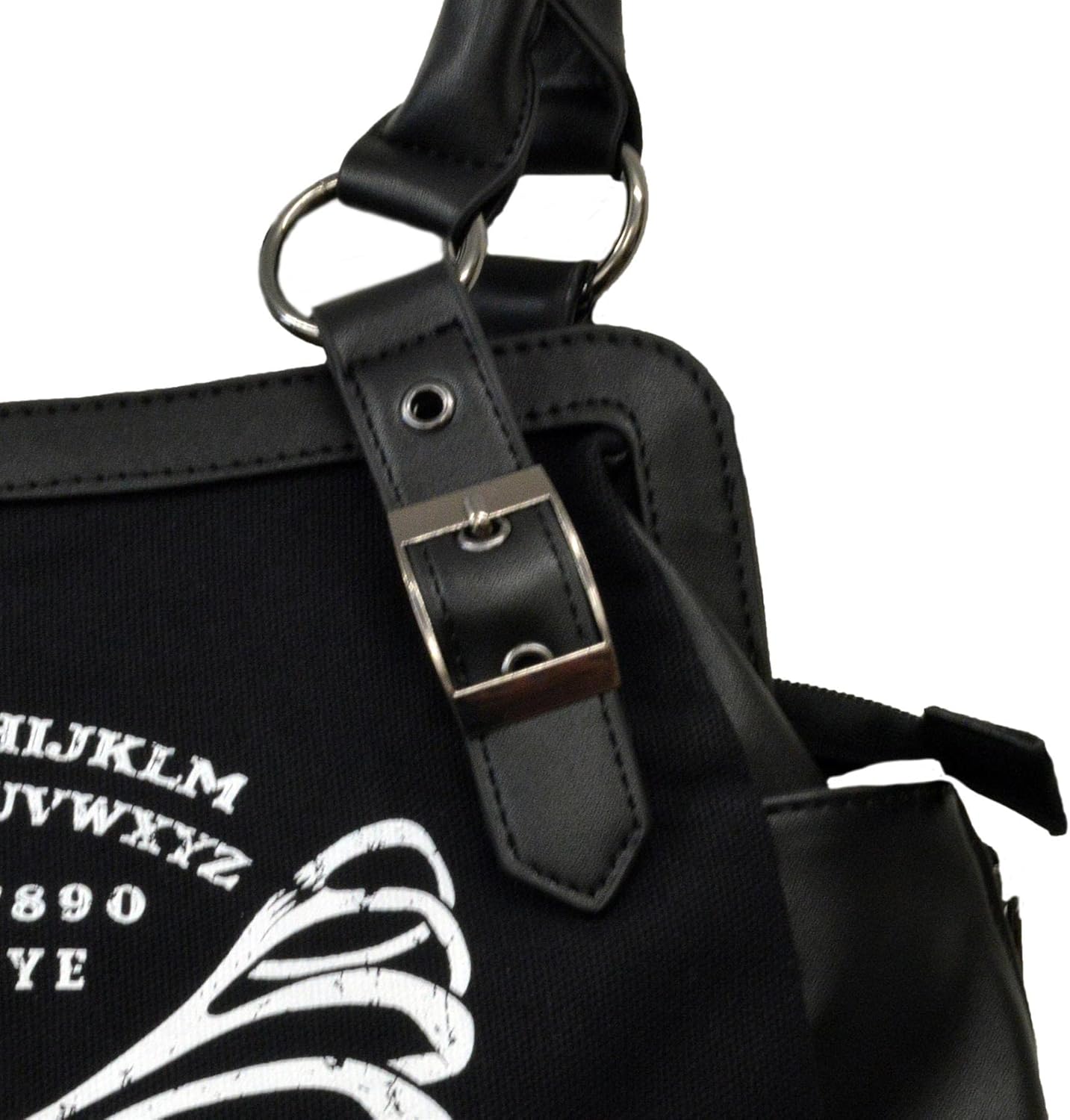 Lost Queen Skeleton Butterfly Top Handle Handbag