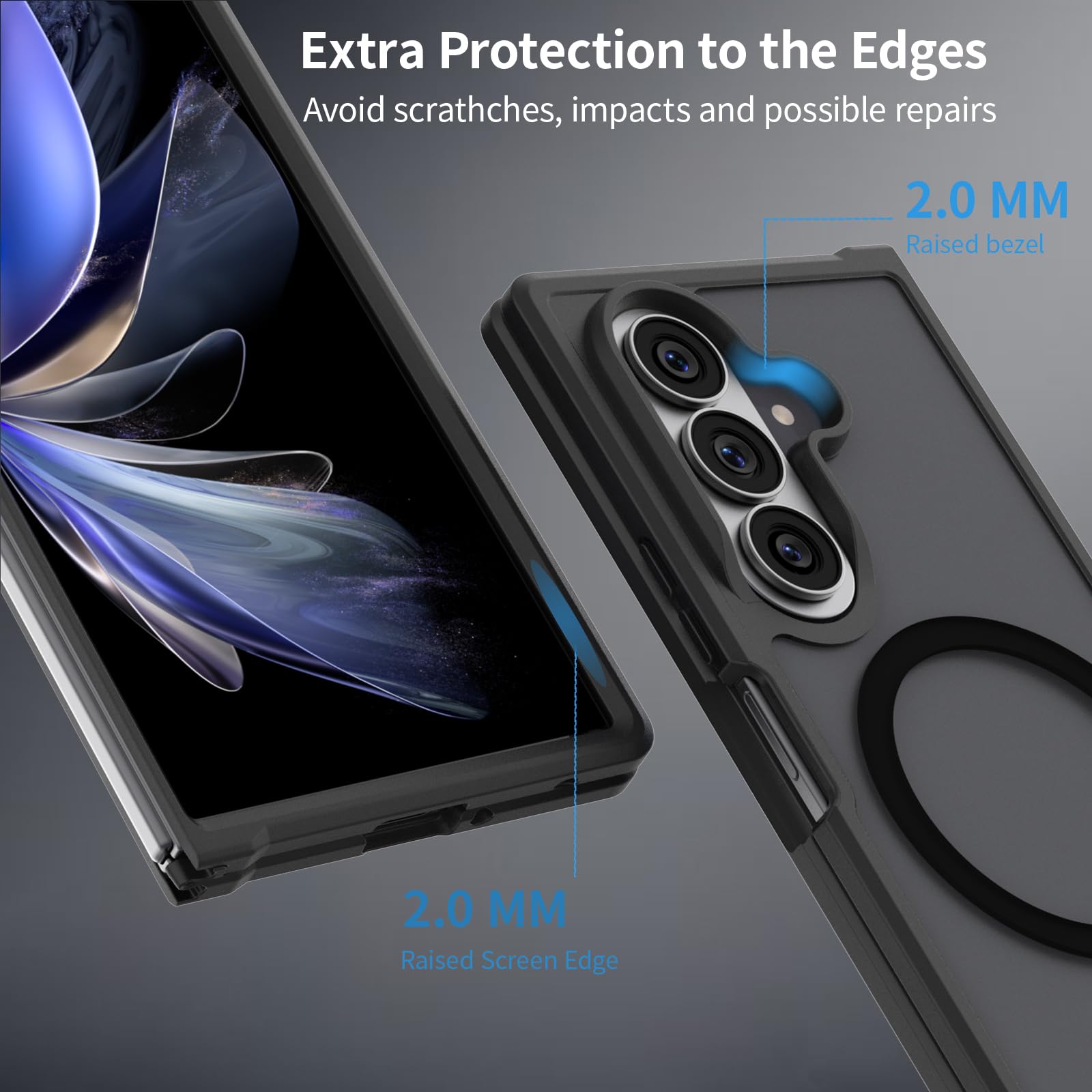 Custodia magnetica per Samsung Galaxy Z Fold 8 Ultra, adatta per MagSafe