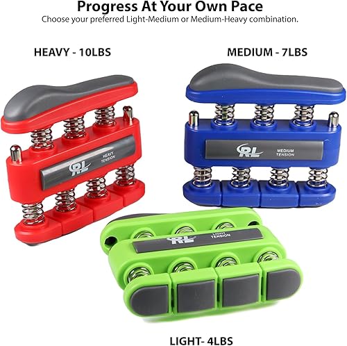 Miniatura 2 de Agarre fortalecedor de dedos, ejercitador de dedos y fortalecedor de manos, equipo de entrenamiento para músico, escalada en roca y terapia,