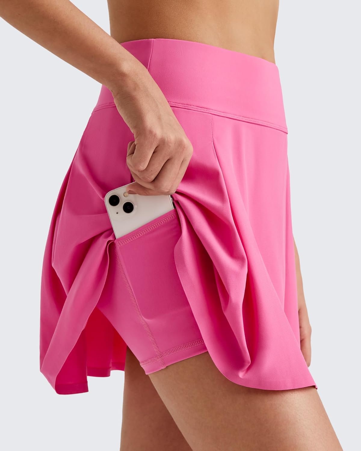 G4Free Women Tennis Skirts Athletic High Waisted Golf Skorts with 4 Pockets Inner Shorts for Pickleball Workout - Image 4