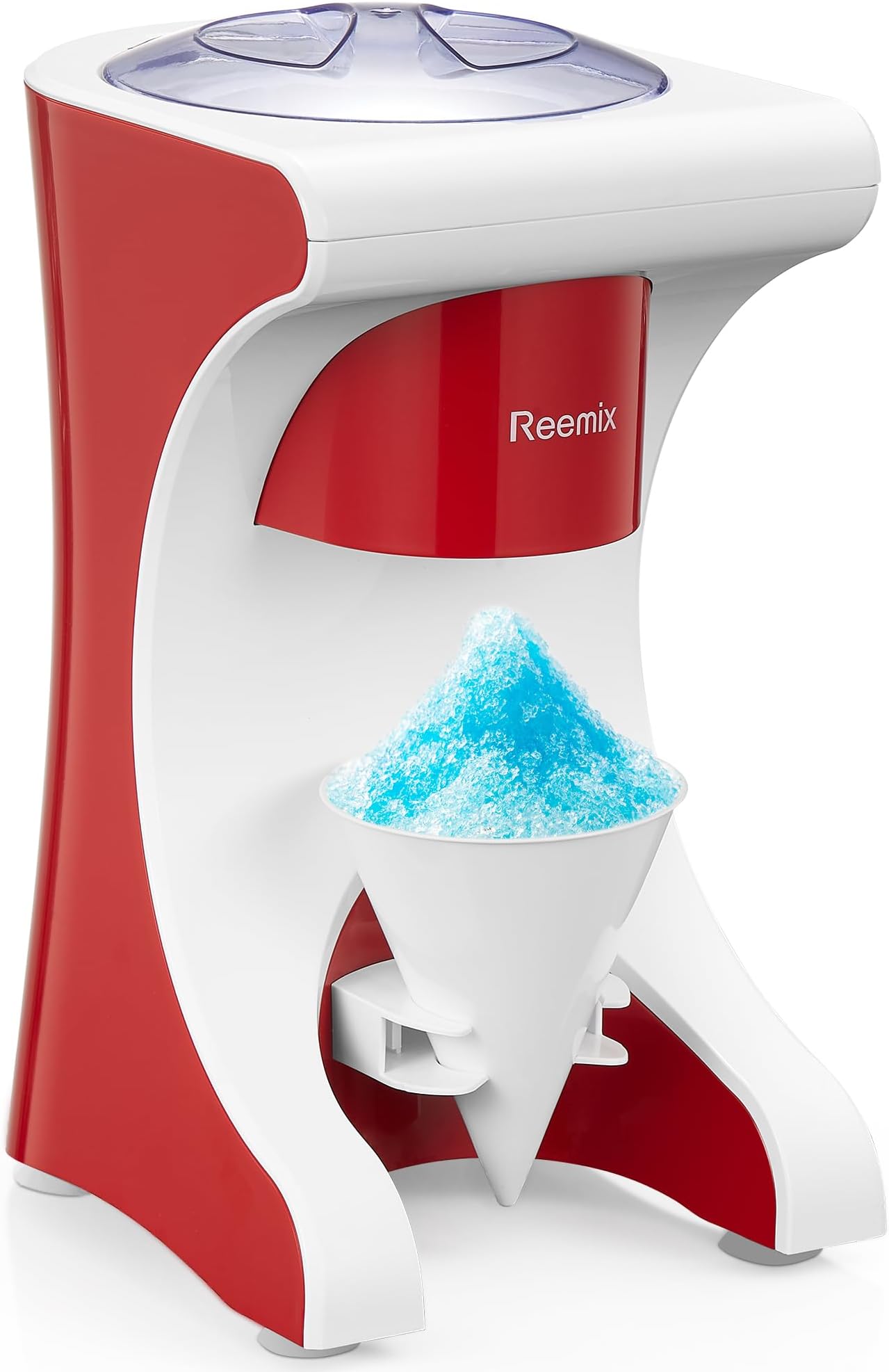 Reemix Shaved Ice Machine Snow Cone Machine, Slushie Machine for Snow Cone, Snowballs, Frozen Cocktails and More, Easy to DIY with Snow Cone Syrup at Home