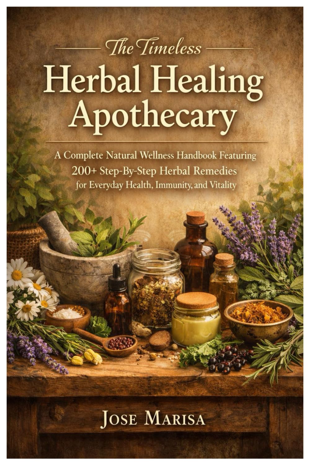 The Timeless Herbal Healing Apothecary: A Complete Natural Wellness Handbook Featuring 200+ Step-By-Step Herbal Remedies for Everyday Health, Immunity, and Vitality