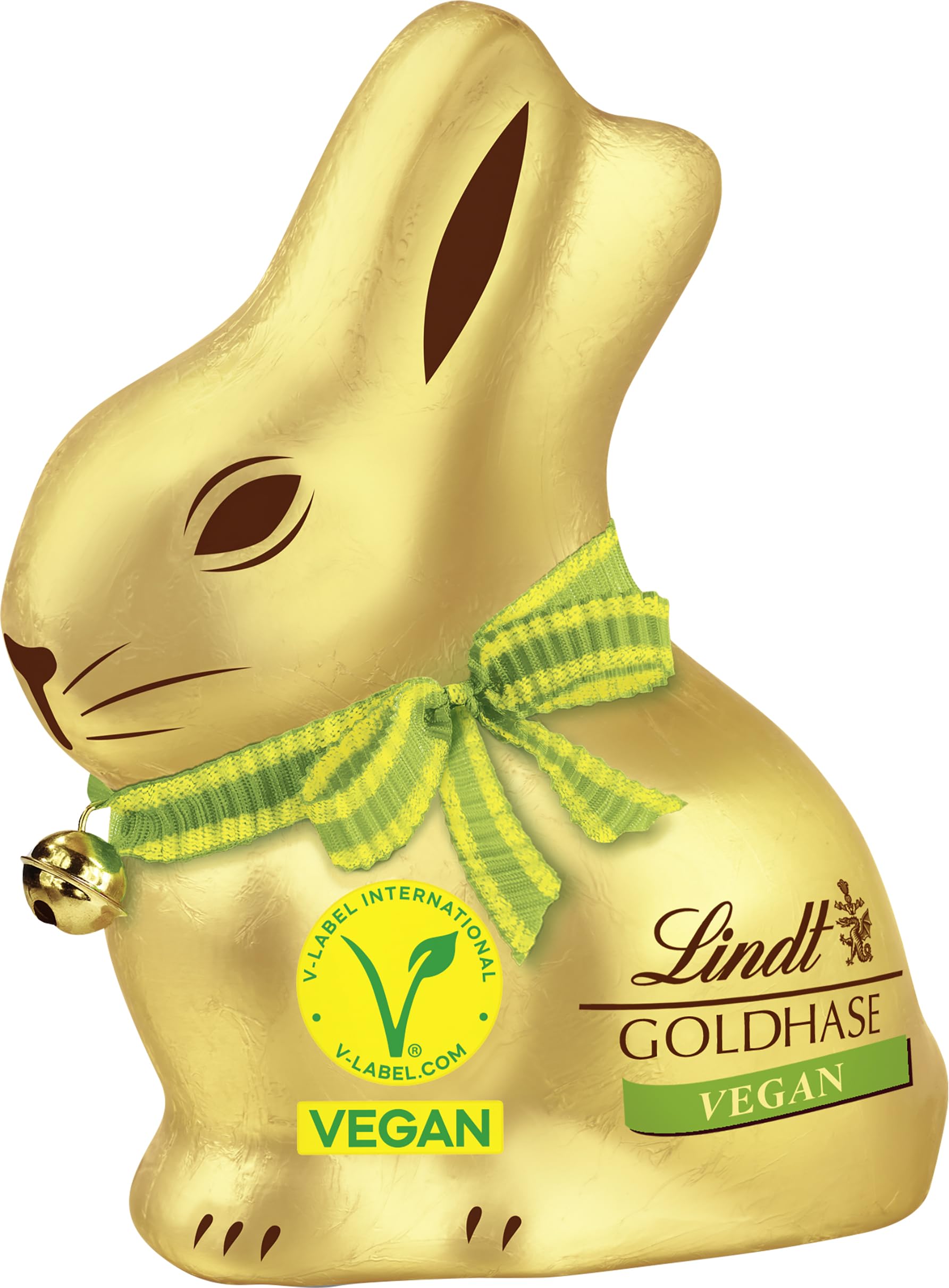 Lindt Schokolade GOLDHASE Vegan | 100 g | GOLDHASE auf Hafer-Hirse Basis | Oster Schokolade | Schokoladengeschenk | Schokoladenhase | Osterhase