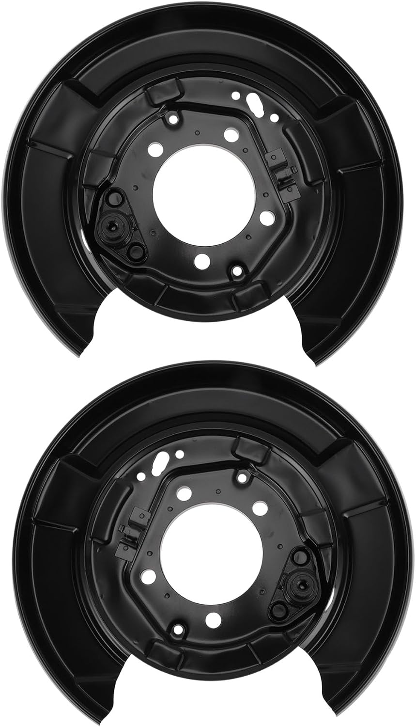 No.4650348020 Rear Left & Rear Right Wheel Brake Dust Shield for Lexus RX330 3.3L 2004-2006 for Lexus RX350 3.5L 2007-2009 Backing Plate Splash 2 Pcs