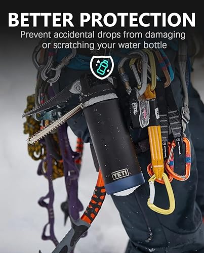 Miniatura 5 de ALIENSX Bota inferior protectora para botellas de agua YETI Rambler de 26 onzas y Yeti Yonder de 34 onzas, funda de silicona antideslizante, cuenco