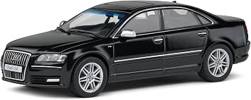 Solido 143 Scale Diecast Audi S8 D3 Black 2010 Model S4313301