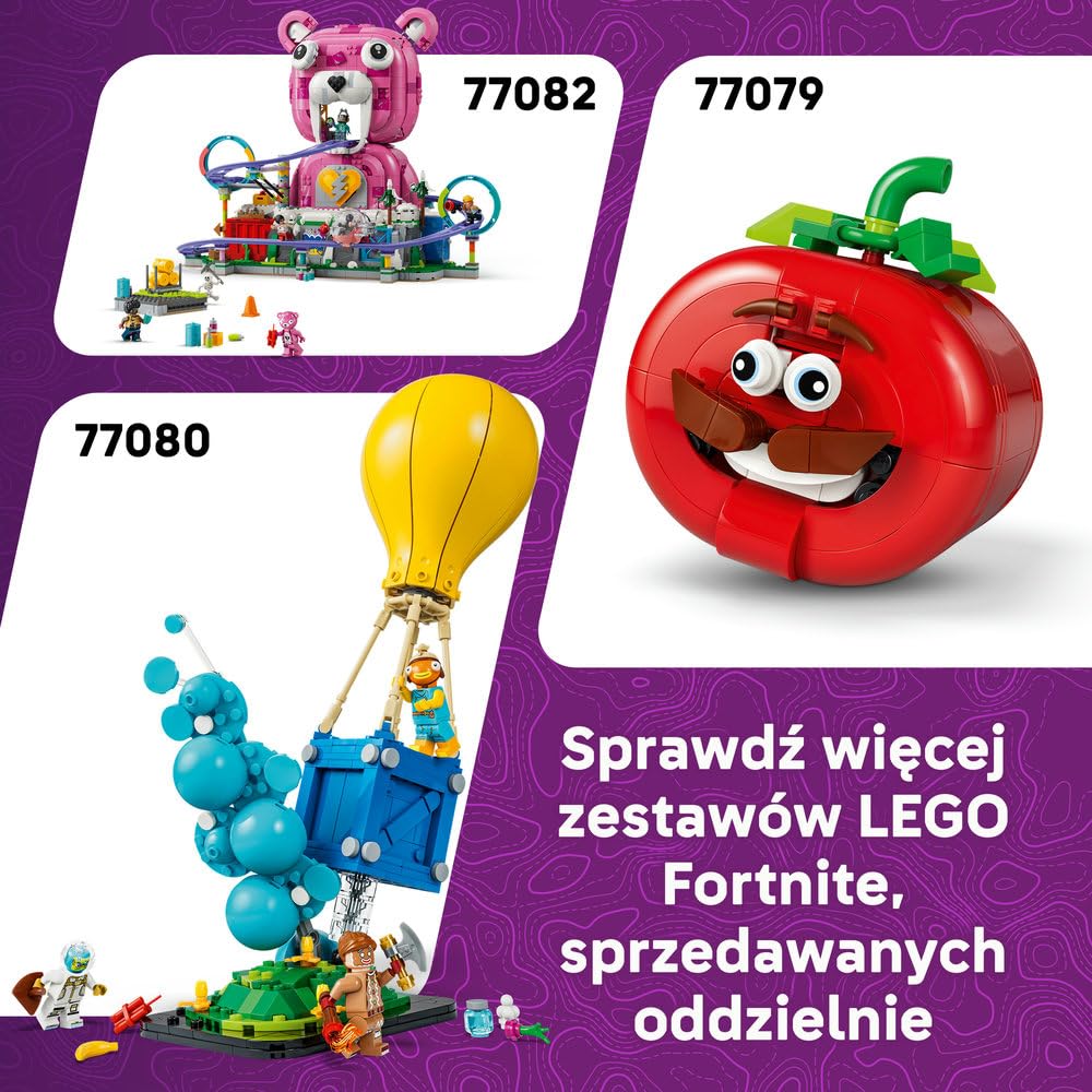 LEGO Fortnite Kitek 77081 | KIT kolekcjonerska figurka, do zabawy i ozdoby, prezent dla fana Fortnite 12+, zestaw klocków dla dzieci, 1230 elementów