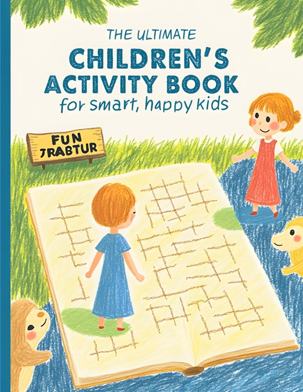 The Ultimate Children’s Activity Book for Smart, Happy Kids: Shadow matching, Complete the word, and Identify the names Activity