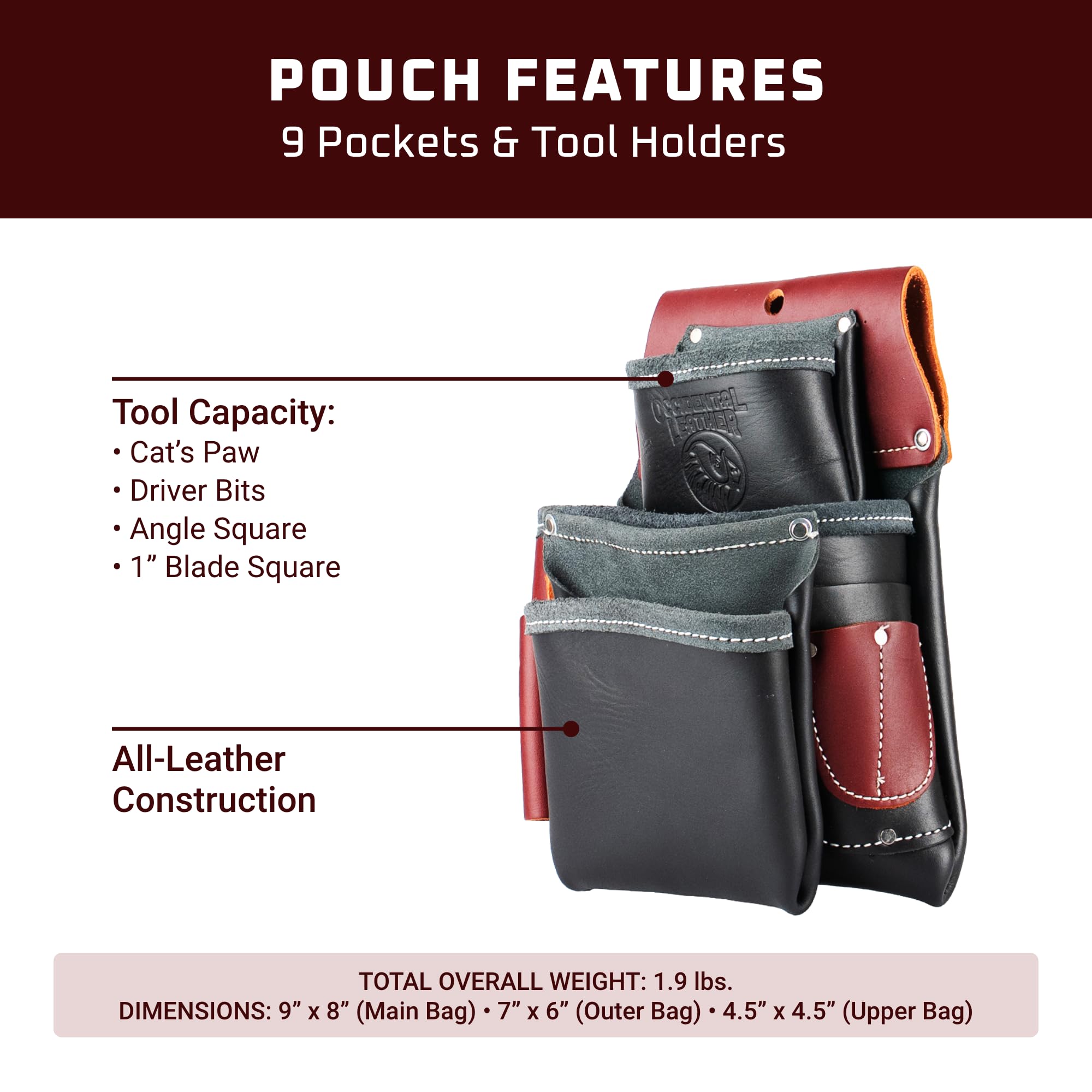 Occidental Leather 3 etui Pro Fastene