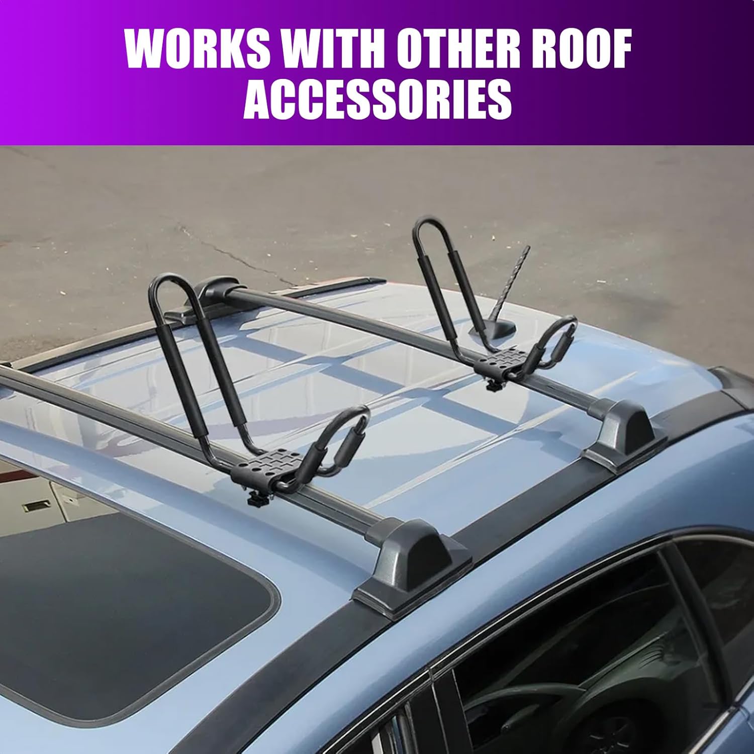 Roof Racks for Honda CRV 2007 2008 2009 2010 2011, 168 lbs Capacity Aluminum Roof Rack Crossbars Luggage Rack Cargo Bars for Canoe, Bike, Kayak, Snowboard, Skiboard, Rooftop Cargo Carrier Bag/Basket