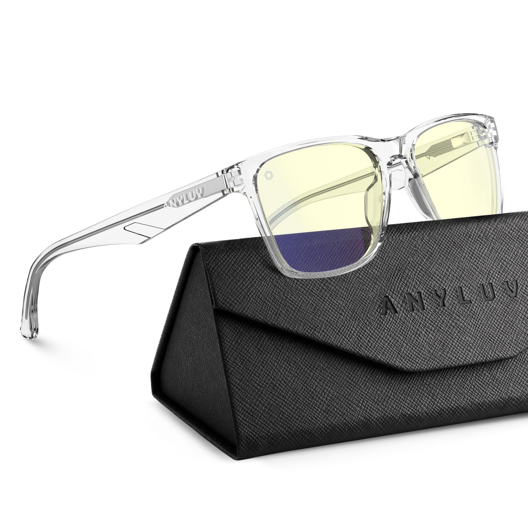 ANYLUV Blue Light Glasses for Men & Women, Stylish Blue Light Blocking Glasses, Eyes Protection & Anti Eyestrain Eyewear