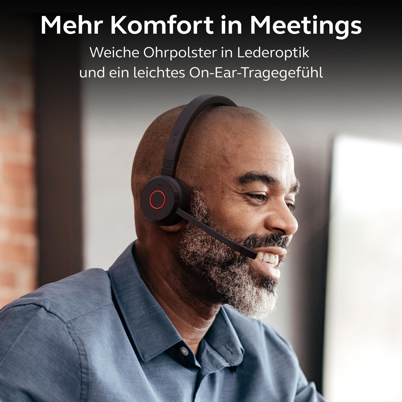 Jabra Evolve 65 TE Link MS Mono Stand Wireless Kopfhörer