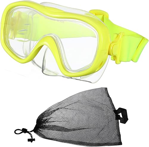 Miniatura 7 de PATIKIL Gafas de natación con cubierta para la nariz, máscara de snorkel de silicona, equipo de buceo, máscara de buceo transparente, vista amplia,