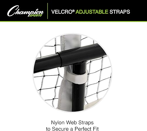 Miniatura 7 de Champion Sports Red de pickleball portátil: sistema de red de bolas de pepinillo de tamaño reglamentario - Redes de pickleball de fácil montaje con