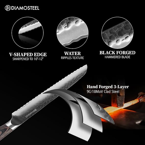 Japanese Bread Knife - 8-Inch Serrated Bread Knife