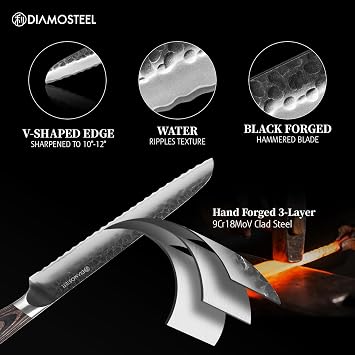 Japanese Bread Knife - 8-Inch Serrated Bread Knife