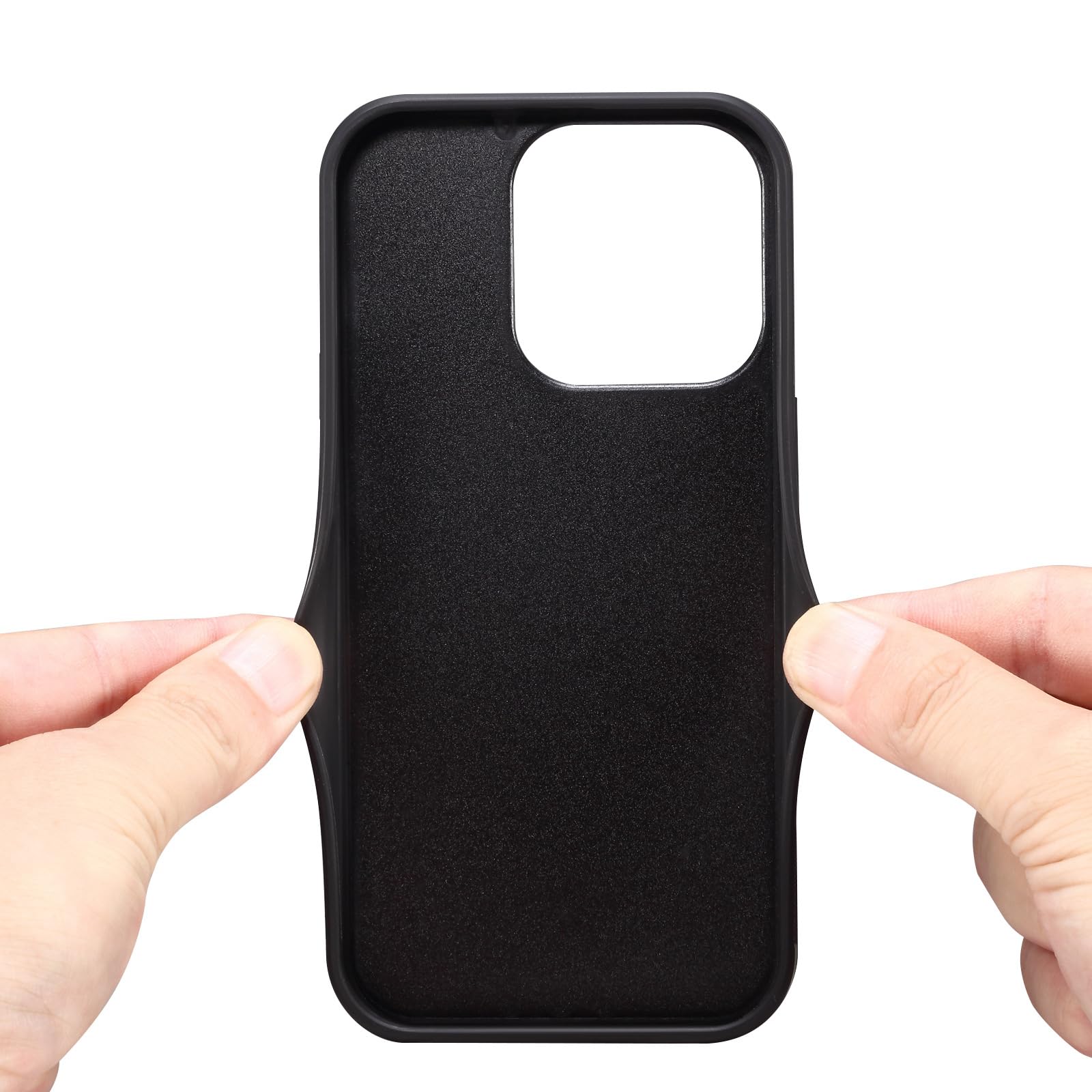 Custodia per Telefono in Vera Pelle per iPhone 15/15pro/15pro Max/15 Plus, Custodia Protettiva Anticaduta Ultrasottile all-Inclusive in Tinta Unita,15pro Max,Orange
