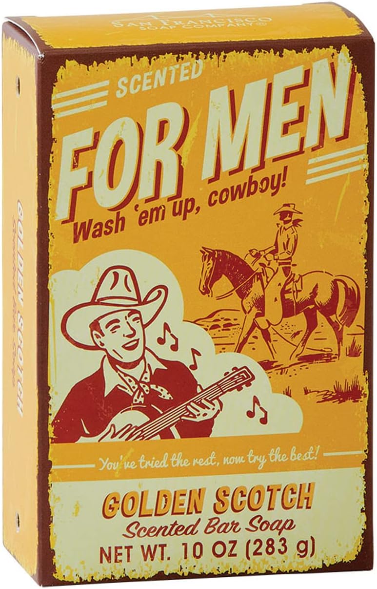 Golden Scotch Scented Bar Soap