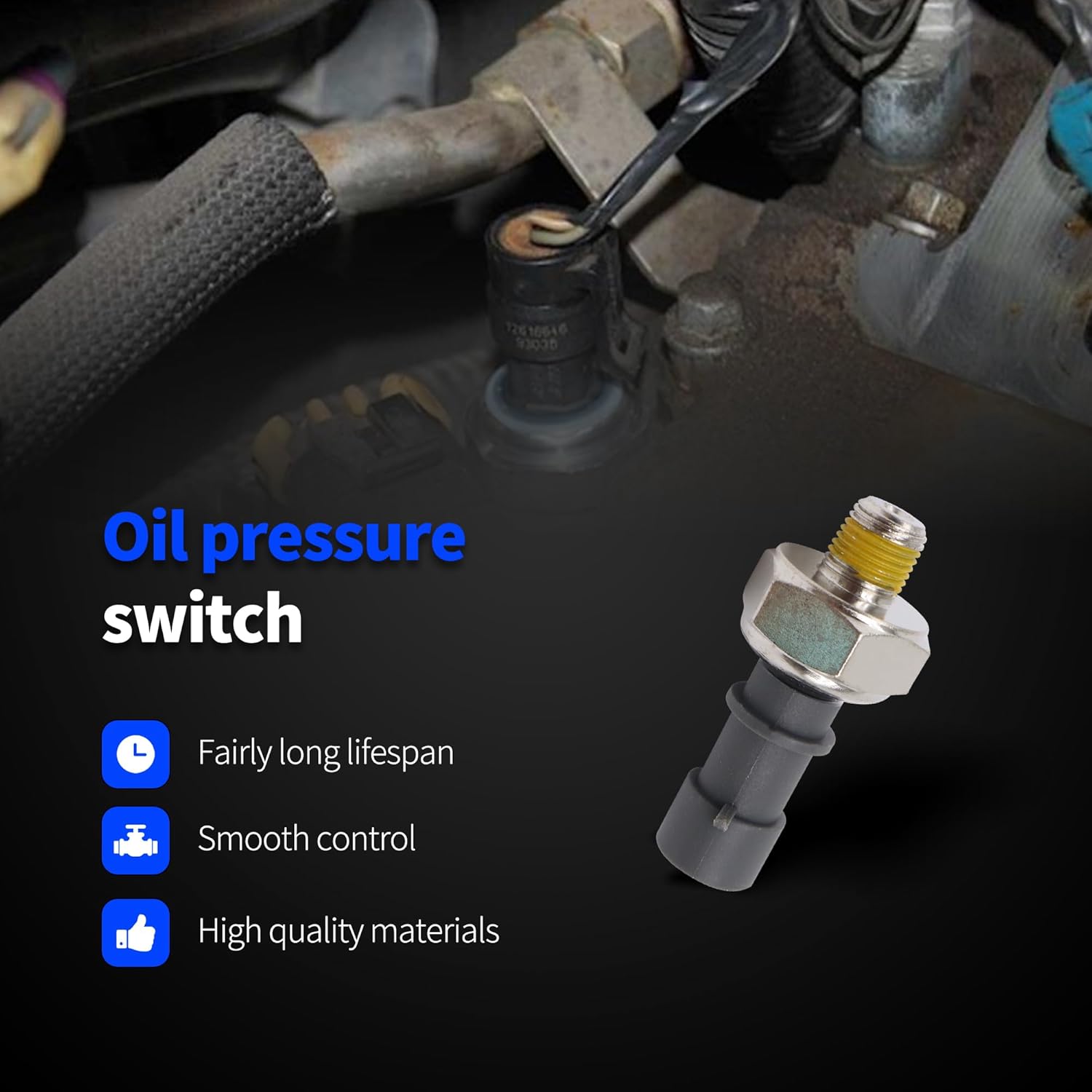 Oil Pressure Switch Sensor 420856533 Compatible with Sea Doo 4-TEC RXT-X GTX GTR GTI RXP RXT All Models Jet Boat 2007 2008 2009 2010 2011 2012 2013 2014 VW Beetle Crossfox Golf Jetta Passat Polo