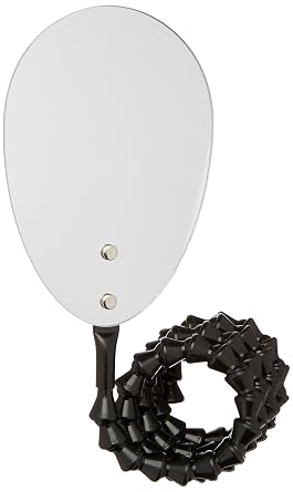 CFS 57221 Sammons Preston Hands-Free Cathing Mirror, Self-Cath Mirror for Catheterization, 6.25" x 4.25" Inspection Mirror with Flexible Loc-Line Hose, Paraplegics, Quadriplegics