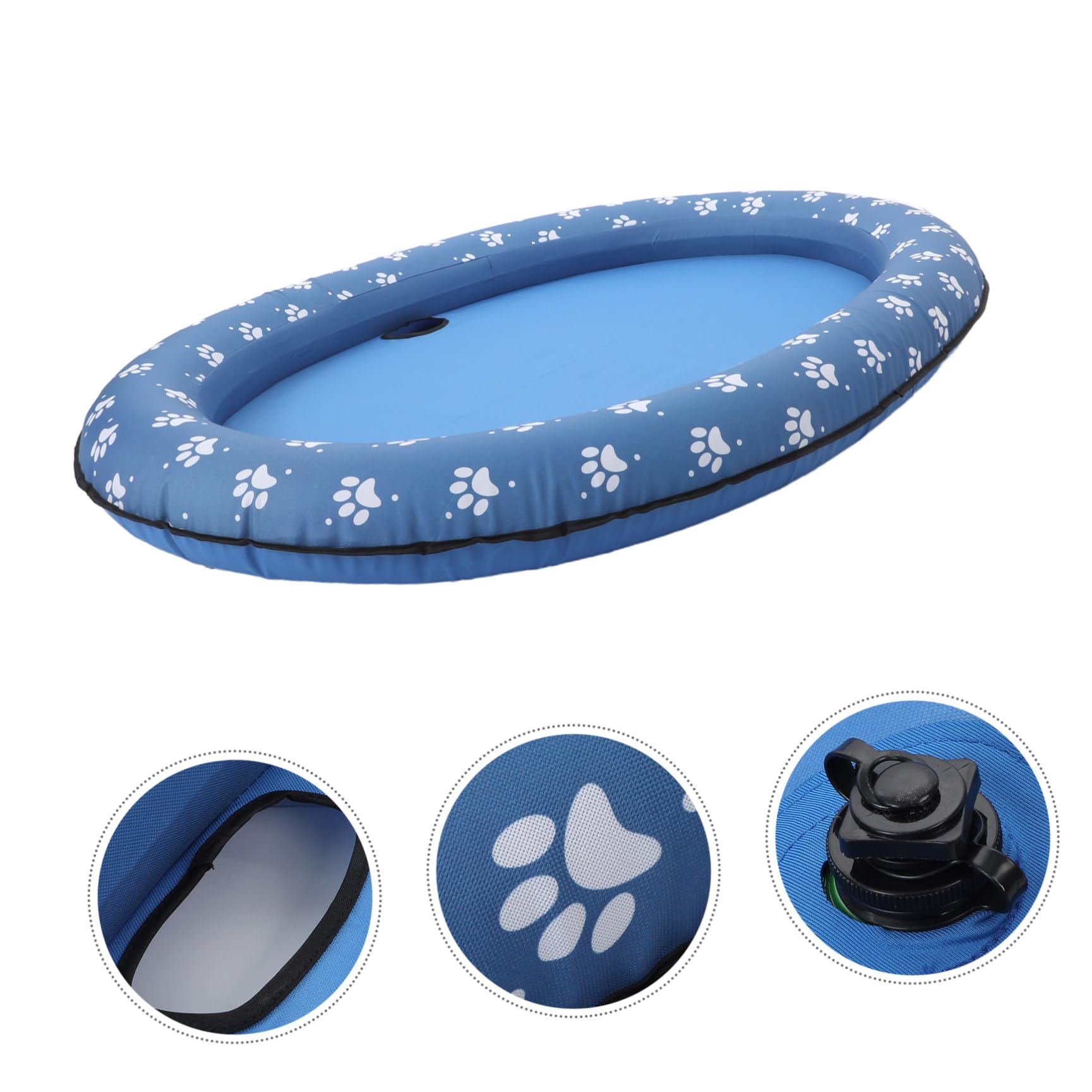 Tappetino Blu Galleggiante Gonfiabile Animali Domestici