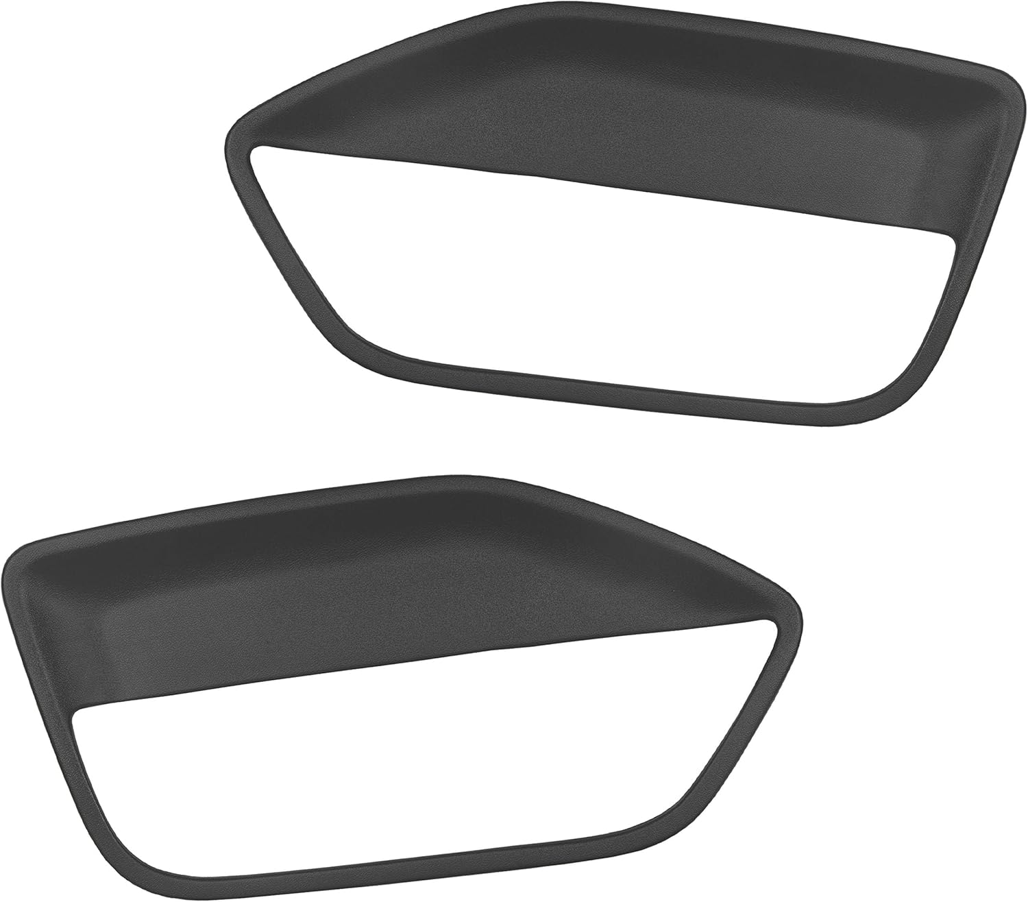 HECASA Plastic Pair Door Panel Insert Card Replacement Kit Compatible with 2005-2009 Ford Mustang ABS Plastic(Passenger Side & Driver Side)