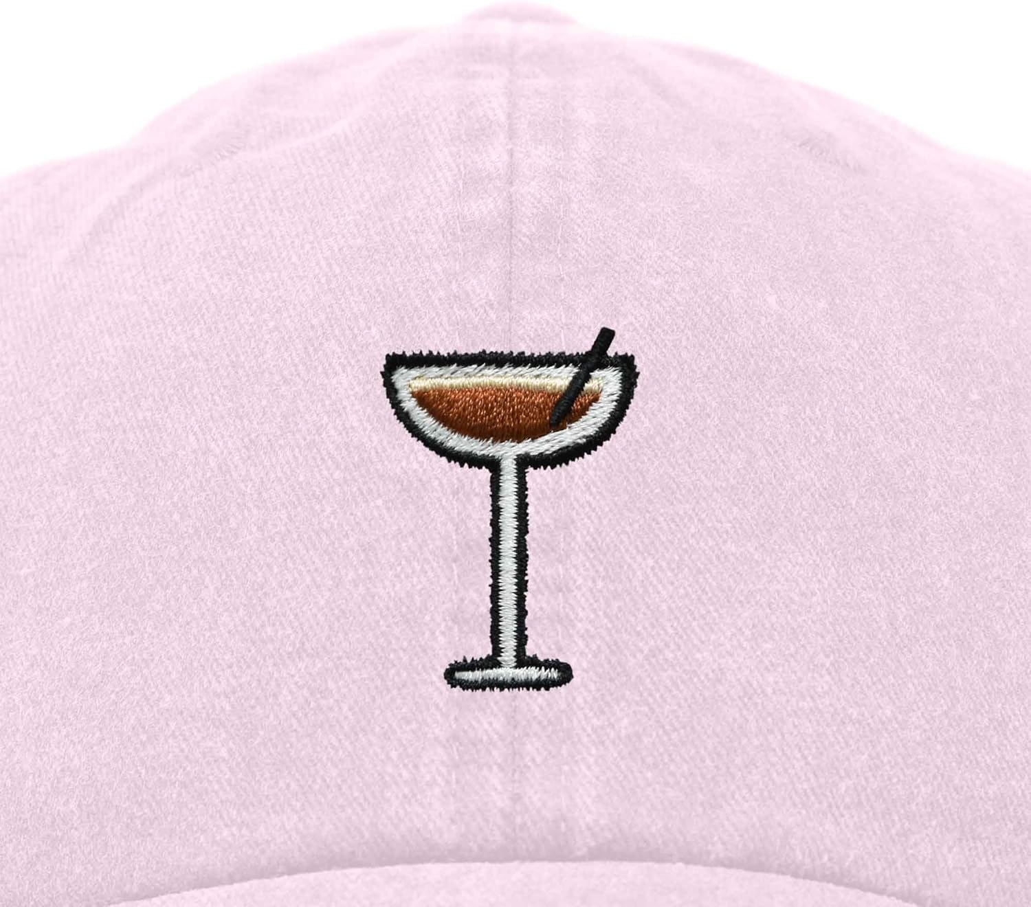 DALIX Coffee Martini Embroidered Cap Cotton Baseball Cute Cool Dad Hat Womens