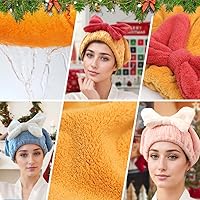 Vista 5 de Toalla de Envoltura de Cabello Superabsorbente para Cabello Húmedo, Nueva Toalla de Microfibra para Cabello 2026, Toallas de Cabello de Secado