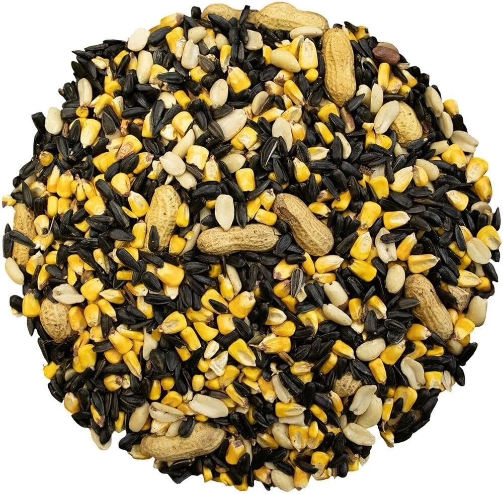 Bird Pro Critter Blend – Premium Squirrel & Chipmunk Food - Black Oil Sunflower, Corn & Peanuts Mix – Attracts Squirrels, Chipmunks, Rabbits & Backyard Wildlife (36 Pounds)