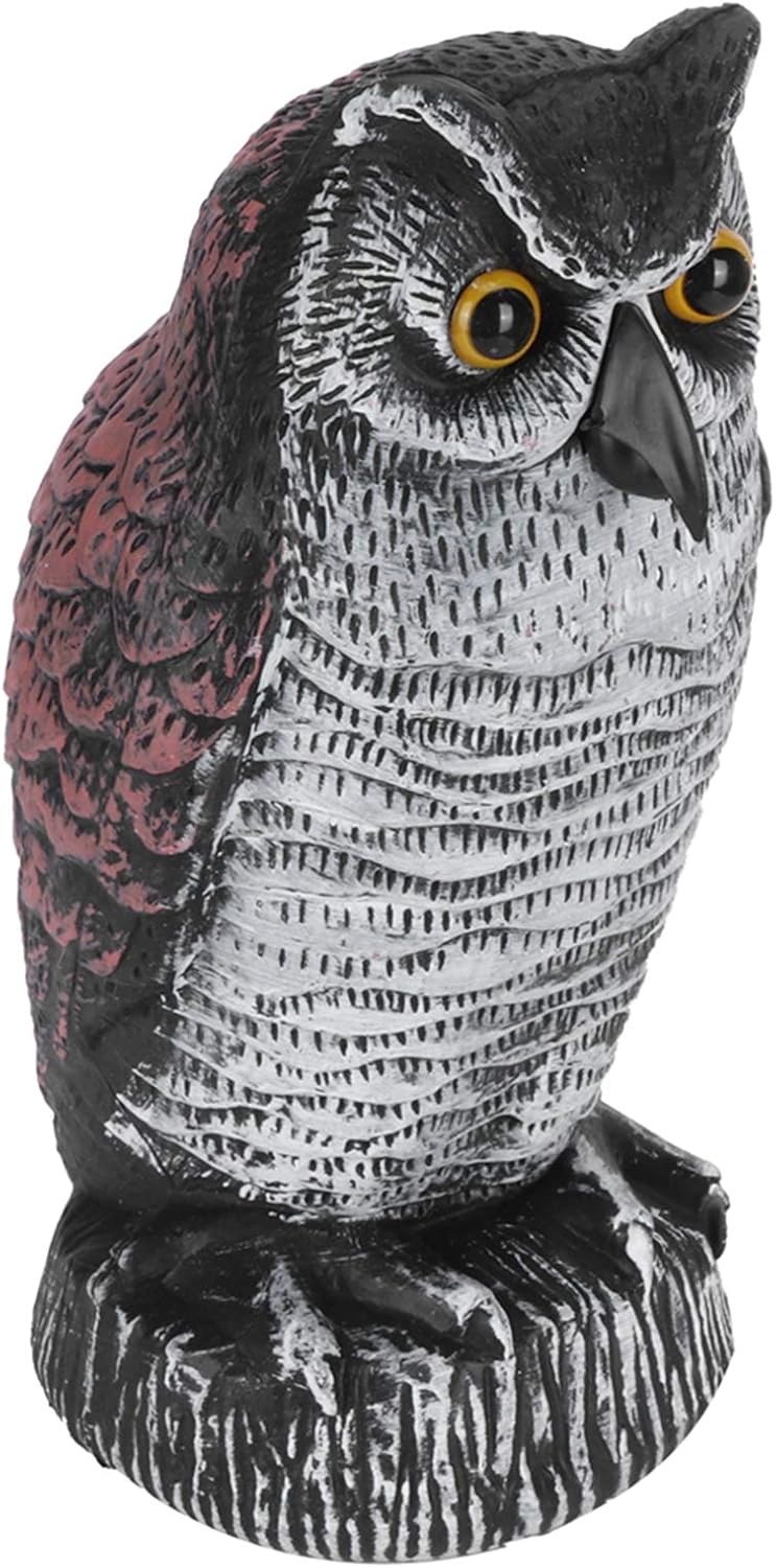 害虫駆除フクロウ 環境にやさしいフクロウの像 屋外の庭のための防水