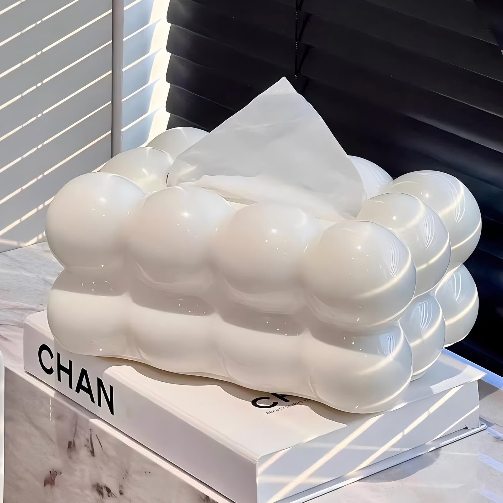 Porte-Mouchoirs En Forme De Guimauve à Bulles - Distributeur Mouchoirs Rectangulaire Déco Pour Voiture Ou Maison