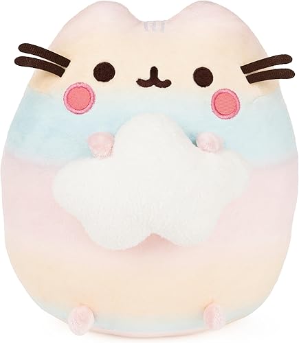 GUND Pusheen Rainbow Ombre - Peluche para edades de 8 años en adelante, arcoíris, 9.5 pulgadas