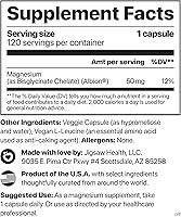 Vista 2 de Jigsaw Health MagPure Glycinate, cápsulas de magnesio premium, 120 cápsulas