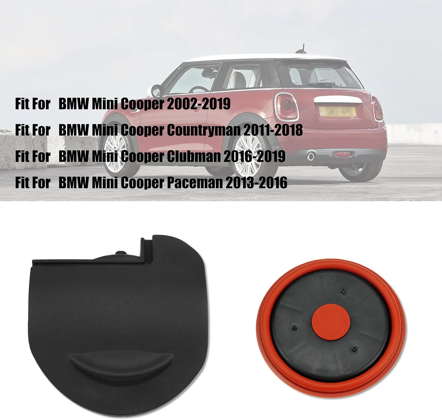 Engine Valve Cover Repair Kit Replace 11127572724 Fit for BMW Mini Cooper 2007-2015 Cooper Countryman 2011-2016 Cooper Paceman 2013-2016 R55 R56 R57 R58 R59 R60 R61 Non-S, Fix Oil Leak & Vacuum Issues