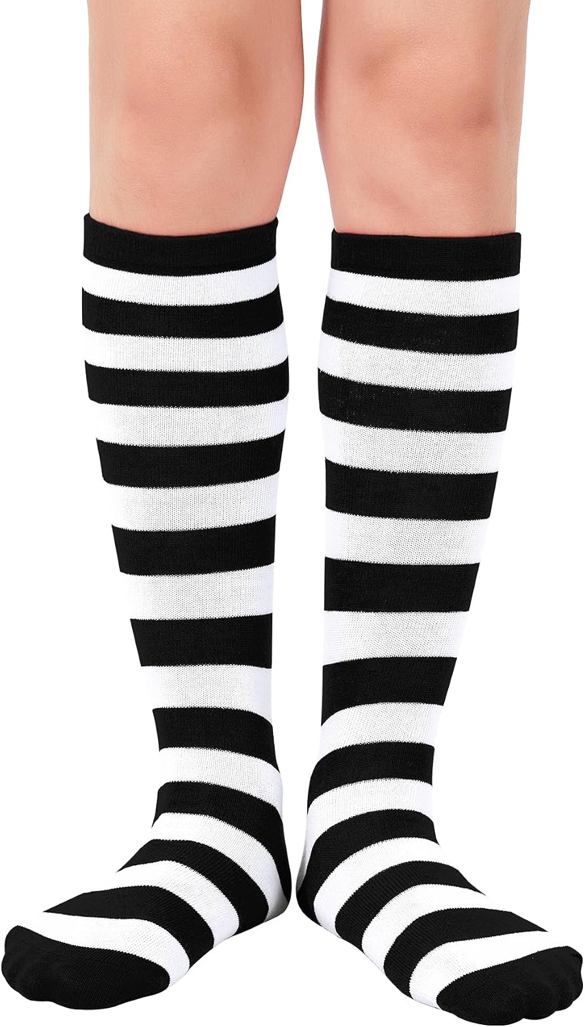 Zando Kids Soccer Socks Knee High Socks for Boys Girls Baseball Socks Breathable Kids Youth Boys Long Tube Socks