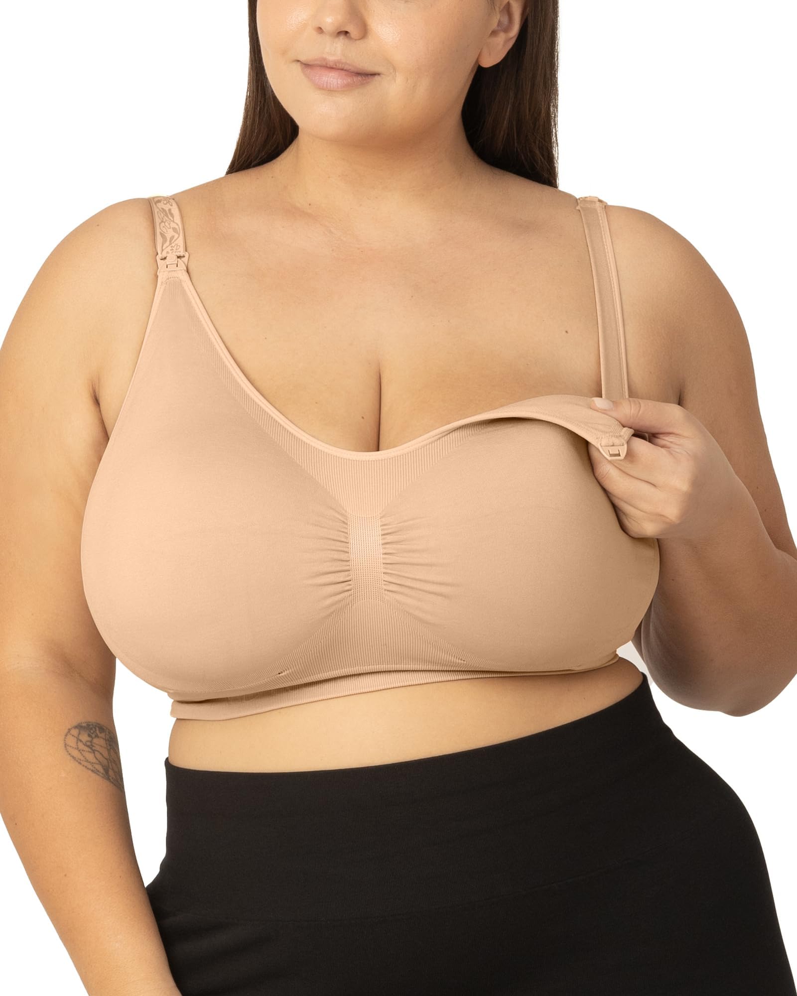 Kindred Bravely Simply Sublime Seamless Nursing Bra for Breastfeeding | Wireless Maternity Bra