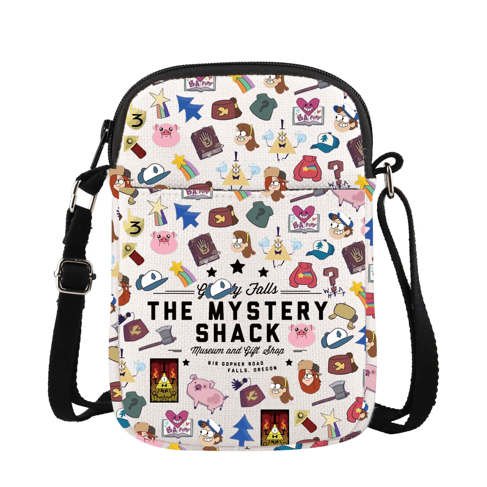 CMNIM Cartoon Crossbody Bag Cartoon Inspired Gifts for Cartoon Lovers Fans Family Vacation Gifts