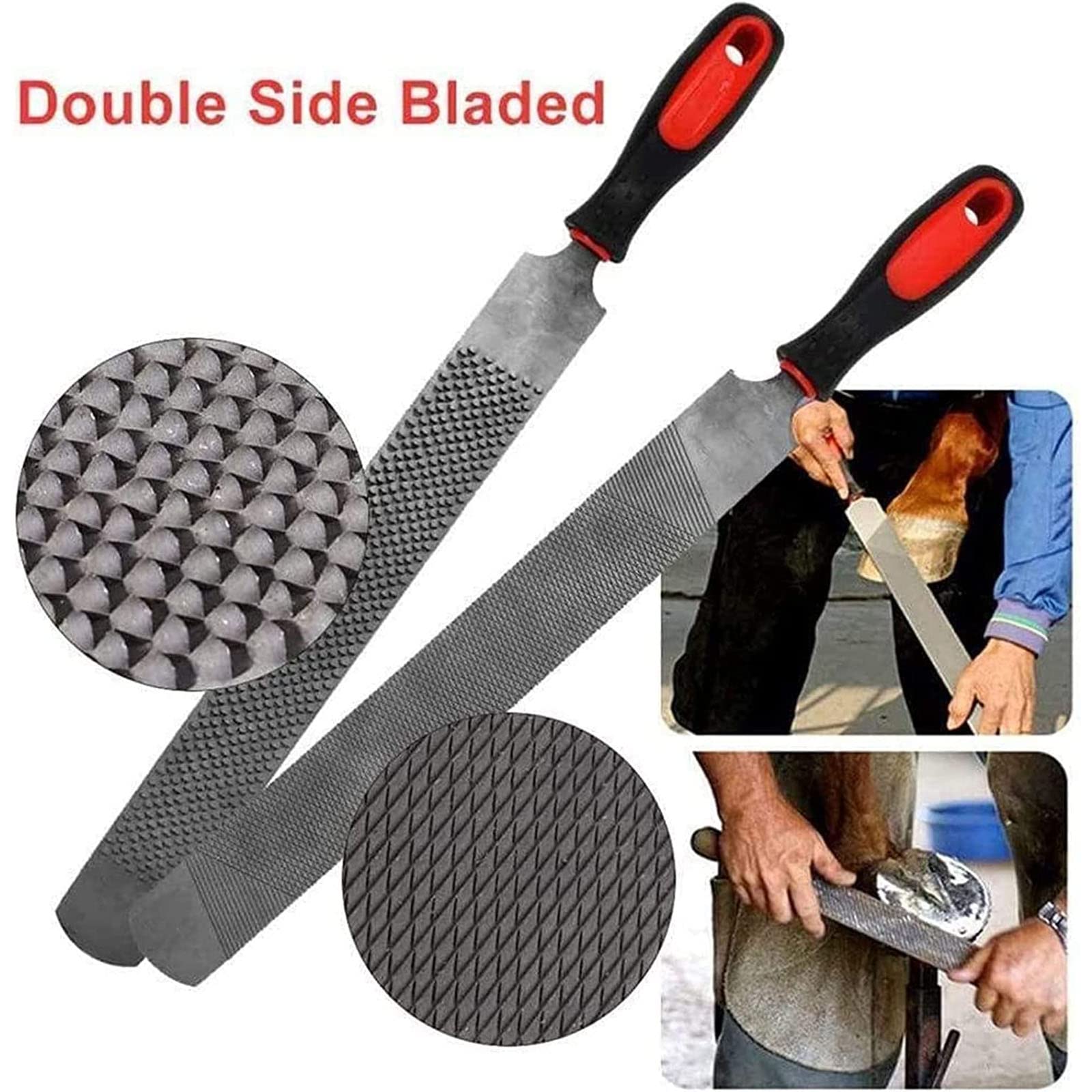 Kit De Herramientas para Recortar Cascos De Caballos, Tijeras De Metal De 14'' para Recortar Cascos De Caballos, Cortador De Cascos De Herradores Equinos con Herramienta,