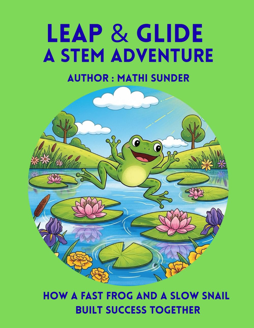 Leap & Glide: A STEM Adventure: How a Fast Frog and a Slow Snail Built Success Together
