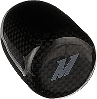Vista 1 de Mishimoto MMSK-CF, perilla de fibra de carbono para palanca de cambios, con 3 insertos de rosca universal, color negro