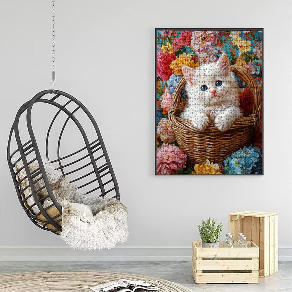 Dalia Katze Puzzle 2000 Teile, Klassische Puzzles, Geschicklichkeitsspiel Puzzle für Erwachsene, Puzzlespiele für Die Ganze Familie, Mit Schöner Verpackung, Dekoration Puzzles DX0YL3-179