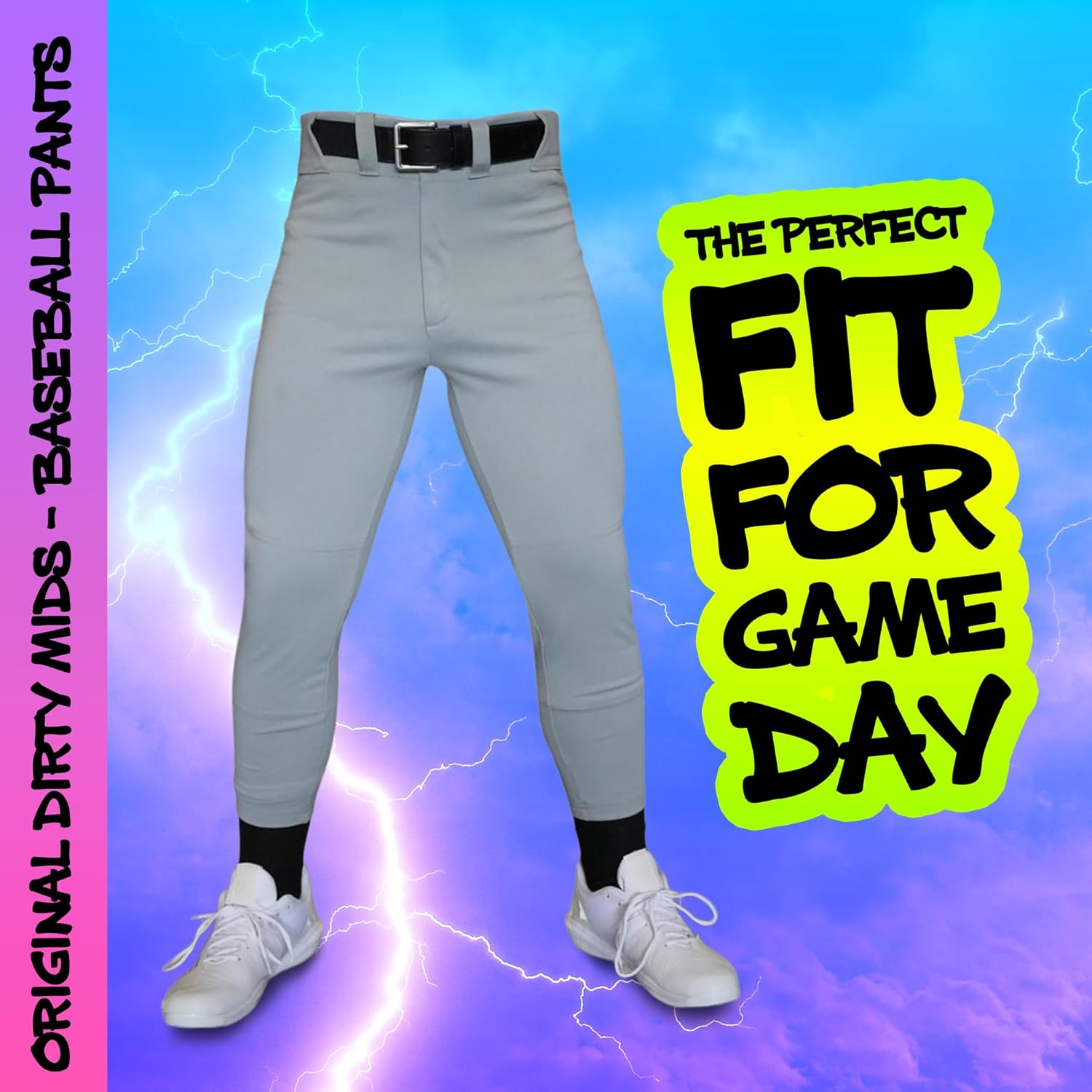 Dirty Mids Original Baseball Pants, Pro Fit, Reinforced Knees, Anti-Slip Waistband, Game-Ready, XS-XL - Image 6