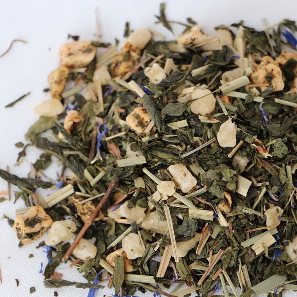 Tea sampler - EARL GREY -Flower Tea- CITRUS TURMERIC- OOLONG TEA - MASALA CHAI - GREEN TEA - LEMON GRASS FRUIT - loose tea (LEMON GRASS FRUIT GREEN TEA, 4 Oz)