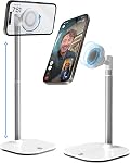Cooper MagStand, ajustable iPhone Pour le bureau & Support de téléphone magnétique Tall pour bureau compatible avec MagSafe, Trépied magnétique de support pour iPhone 17 Pro Max 16-12 Plus (Noir)