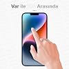 Easy Installation Kit for Teknoft iPhone 16e, 14, 13 Pro, 13 Laser Cut Premium Screen Protector Unbreakable Glass That Provides Extra Reinforced Full Protection That Never Leaves Dust Under the Glass
