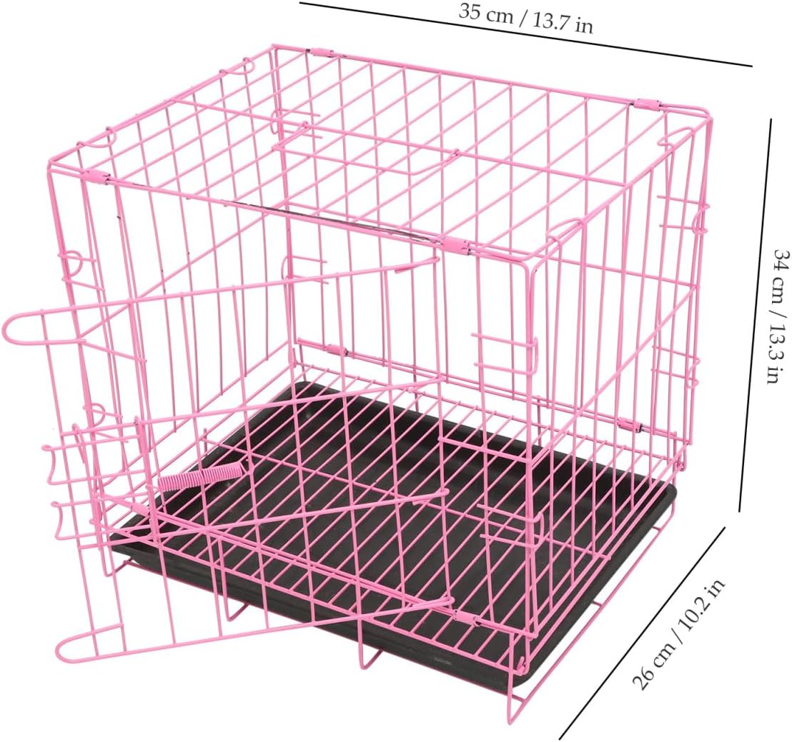 BESPORTBLE Portable Dog Crate Collapsible Dog Kennel Indoor Outdoor Pet Cage House Frame Easy to Carry