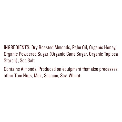 Miniatura 3 de Justins Mantequilla de almendras con miel sin agitar sin gluten sin OMG de origen responsable tarro de 16 onzas