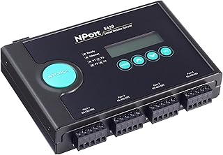 NPort 5430 w/Adapter 4-Port RS-422/485 Serial Device Server, 10/100 Ethernet with Power Adapter, RS-422/485, Terminal Block