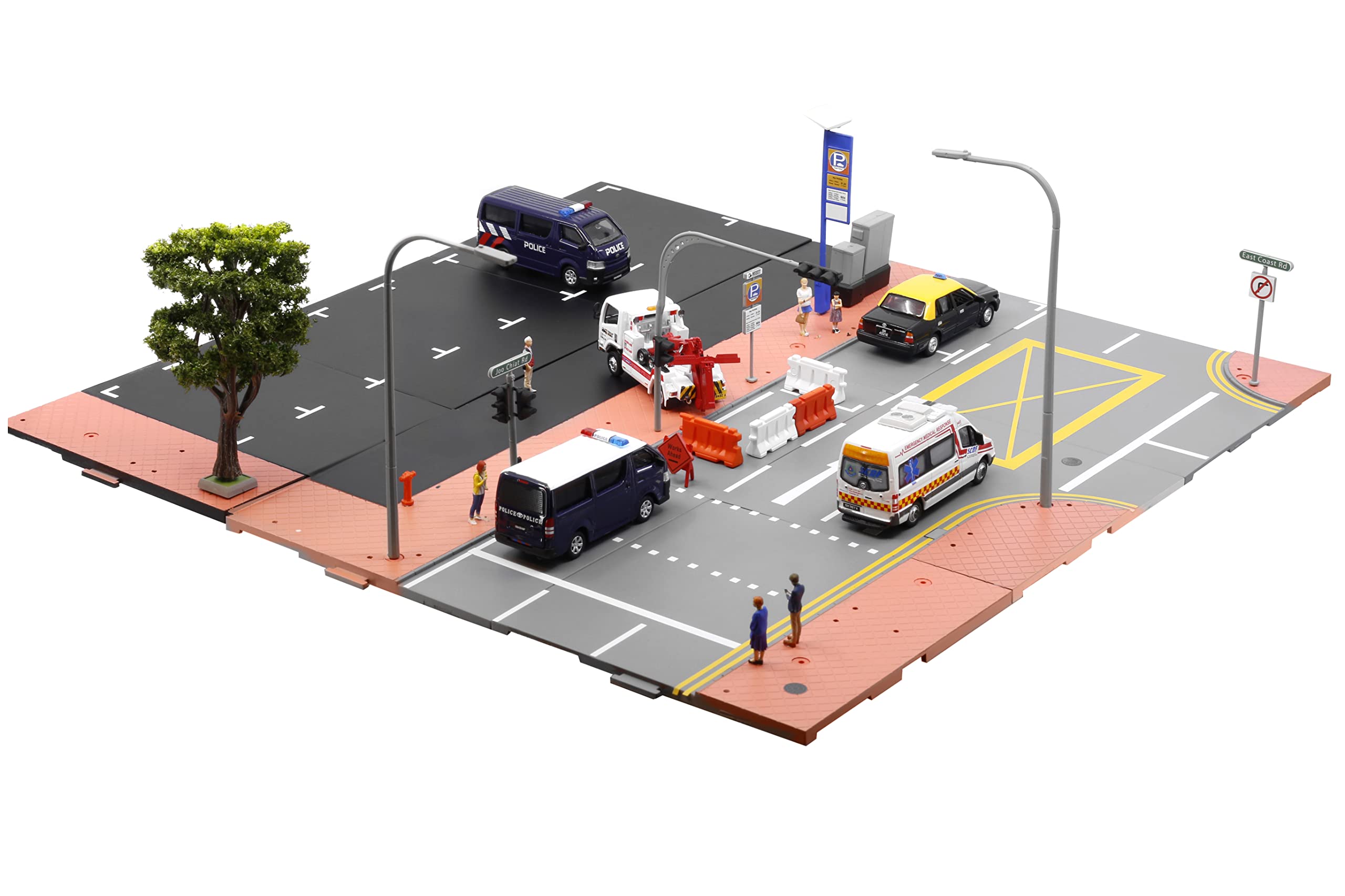 Amazon | Tiny City ジオラマコレクション S1 シンガポール 道路キット